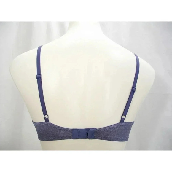 34C DKNY DK4938 Heather Signature Push Up Underwire Bra Gray Heather Excellent P - Picture 4 of 4